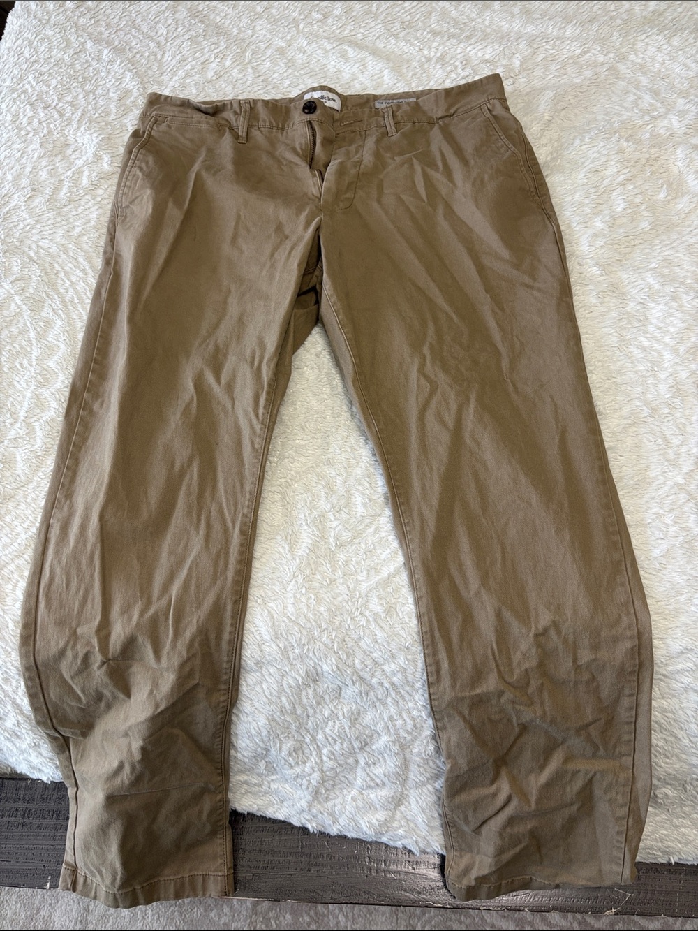 Goodfellow & Co Tan Straight-Leg Chinos